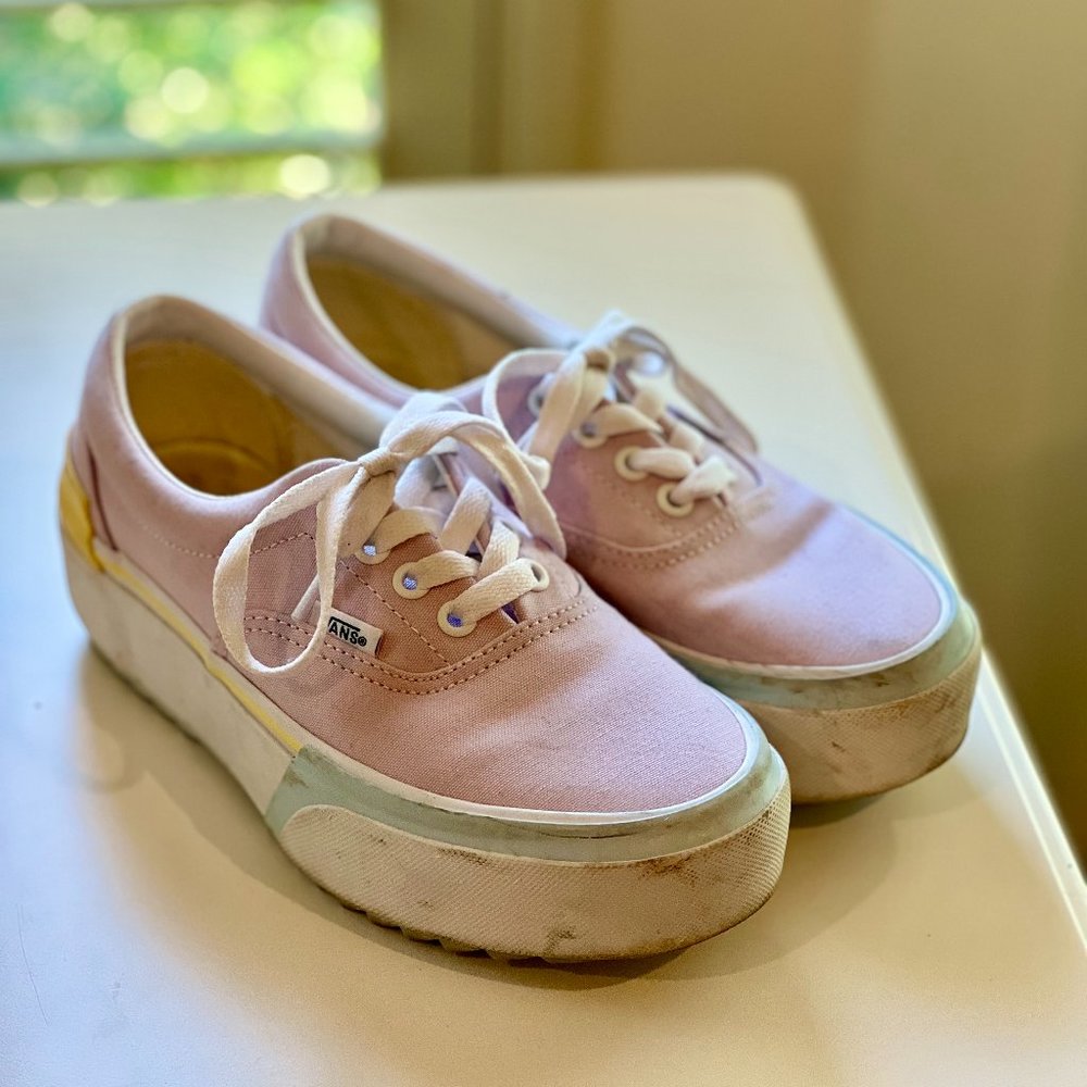 Vans Platform Sneakers, Size 6